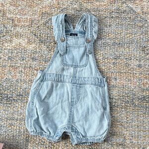 GAP 3-6 months girls Light Blue Overalls